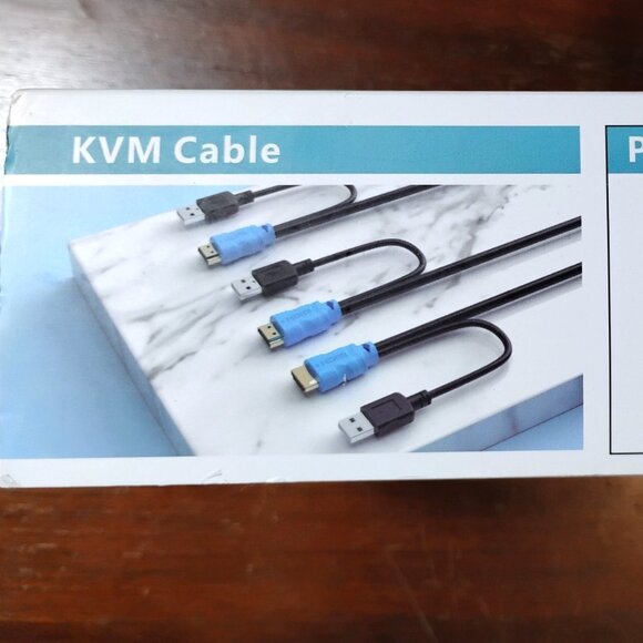 2 Port HDMI KVM Switch USB Multi- Computers Switch NEW - Picture 3 of 6